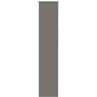 vidaXL Roller Blind Blackout Grey 40x210 cm Fabric Width 35.7 cm Polyester