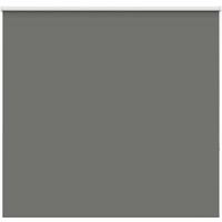 vidaXL Roller Blind Blackout Grey 165x175 cm Fabric Width 161.6 cm Polyester