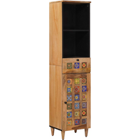 vidaXL Bathroom Cabinet Natural 38 x 33 x 160 cm Solid Mango Wood