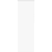 vidaXL Roller Blind Blackout White 75x230 cm Fabric Width 70.7 cm Polyester