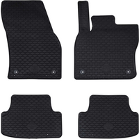 vidaXL Car Mat 4 pcs Black suitable for Seat ATECA 2016- Rubber