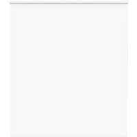vidaXL Roller Blind Blackout White 120x130 cm Fabric Width 116.6 cm Polyester
