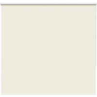 vidaXL Roller Blind Blackout Off White 160x175 cm Fabric Width 156.6 cm Polyester