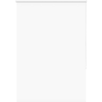 vidaXL Roller Blind Blackout White 90x130 cm Fabric Width 85.7 cm Polyester