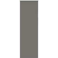 vidaXL Roller Blind Blackout Grey 85x210 cm Fabric Width 80.7 cm Polyester