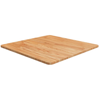 vidaXL Square Table Top Light Brown 60x60x1.5cm Treated Solid Wood Oak