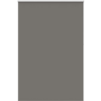 vidaXL Roller Blind Blackout Grey 145x210 cm Fabric Width 141.6 cm Polyester