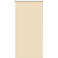 vidaXL Roller Blind Blackout Beige 75x130 cm Fabric Width 70.7 cm Polyester