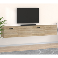 vidaXL Wall Cabinets 2 pcs Sonoma Oak 100x36.5x35 cm Engineered Wood