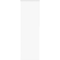 vidaXL Roller Blind Blackout White 85x210 cm Fabric Width 80.7 cm Polyester