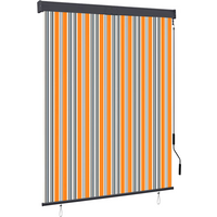 vidaXL Outdoor Roller Blind 140x250 cm Yellow and Blue