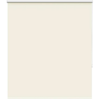 vidaXL Roller Blind Blackout Off White 140x175 cm Fabric Width 136.6 cm Polyester