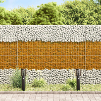 vidaXL Garden Stones Brown 12 cm Glass