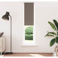 vidaXL Roller Blind Blackout Coffee 40x210 cm Fabric Width 35.7 cm Polyester