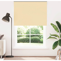 vidaXL Roller Blind Blackout Beige 150x210 cm Fabric Width 146.6 cm Polyester