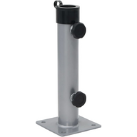 vidaXL Parasol Base for Ø38/48 mm Pole Silver Steel