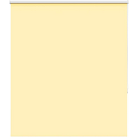 vidaXL Roller Blind Blackout Yellow 135x150 cm Fabric Width 131.6 cm Polyester