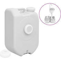 vidaXL Portable Water Tank with Adapter 24 L Grey