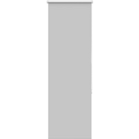 vidaXL Roller Blind Blackout Light Grey 60x150 cm Fabric Width 55.7 cm Polyester
