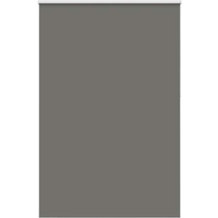 vidaXL Roller Blind Blackout Grey 165x210 cm Fabric Width 161.6 cm Polyester