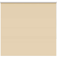 vidaXL Roller Blind Blackout Beige 150x130 cm Fabric Width 146.6 cm Polyester
