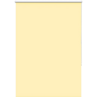 vidaXL Roller Blind Blackout Yellow 100x150 cm Fabric Width 95.7 cm Polyester