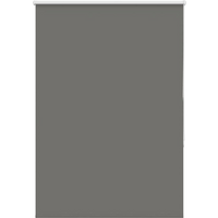 vidaXL Roller Blind Blackout Grey 105x175 cm Fabric Width 100.7 cm Polyester