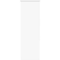vidaXL Roller Blind Blackout White 45x130 cm Fabric Width 40.7 cm Polyester