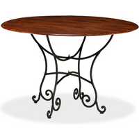 vidaXL Dining Table Solid Acacia Wood with Honey Finish 120x76 cm