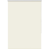 vidaXL Roller Blind Blackout Off White 110x175 cm Fabric Width 105.7 cm Polyester