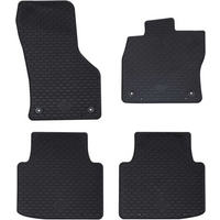 vidaXL Car Mat 4 pcs Black suitable for VW Arteon 2017- 4D Aft Rubber