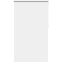 vidaXL Roller Blind Blackout White 135x230 cm Fabric Width 131.6 cm Polyester