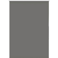 vidaXL Roller Blind Blackout Grey 90x175 cm Fabric Width 85.7 cm Polyester