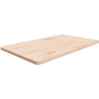 vidaXL Bathroom Countertop 100x60x2.5 cm Untreated Solid Wood