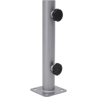 vidaXL Parasol Base for Ø32/34/38 mm Pole Silver Steel