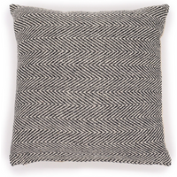 Classic Cushion Cover - Herringbone Fine Grey - 40x40cm