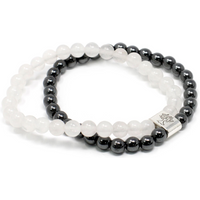 Magnetic Gemstone Bracelet - Rock Quartz