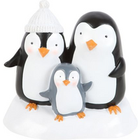 Penguin Family Resin Ornament