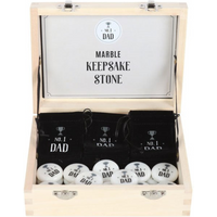 Box of 24 No. 1 Dad Marble Keepsake Stones