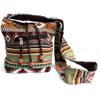 Jacquard Bag - Chocolate Sling Bag