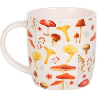 All Over Mushroom Print Mug