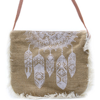 Fab Fringe Bag - Dream Catcher Print