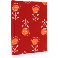 Cotton Bound Notebooks 20x15cm - 96 pages - Roses
