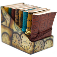 Mini Assorted Leather Notebook (4x3") - 1 piece