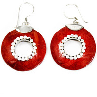 925 Silver Earrings - Do-nuts