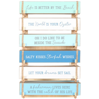 Set of 36 Nautical Block Signs on Display