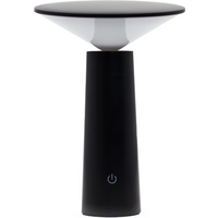 Touch Lamp - Black Mushroom- adjustable - pattern light USB (C) - Rechargable (2000 Watt)