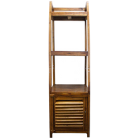 Recycled Teak-wood Open Shelf Display