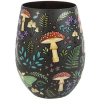Dark Forest Print Stemless Glass