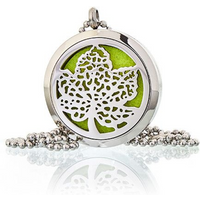 Aromatherapy Diffuser Necklace - Leaf 30mm